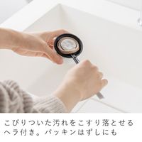 &NE nikii 狭い溝にしっかり届く 中栓洗い スティック型ブラシ ヘラ付き 3本入 1個 エヌ・エレファント