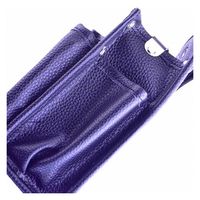 コヅチ 内側ポケット付レザー腰袋 B 黒 1セット(5個)（直送品）