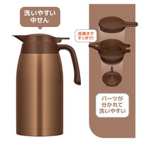 サーモス 卓上ポット 2000ml ブラウンゴールド TTB-2001 BWG 1個