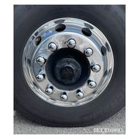 パーマンコーポレーション ゆるみチェック ナットキャップ クロームメッキ 新ISO 33mm 8ヶ入 1216142000 1個（直送品）