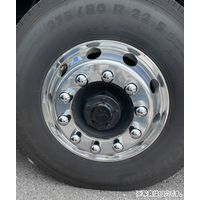 パーマンコーポレーション ゆるみチェックナットキャップクロームメッキ新ISO33mm大型低床車用8ヶ入 1216172000 1個（直送品）