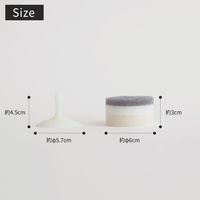 POCO（ポコ）洗面スポンジ POCO吸盤付き ホワイト 1個 マーナ