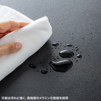 サンワサプライ 高さ可変ワゴン 幅500×奥行300×高さ620～740mm ブラック WG-MX01BK 1台（直送品）