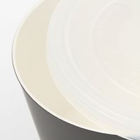 サークルランチボックス（L） チャコール LAKOLE/ラコレ