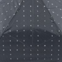 【LAKOLE/ラコレ】 晴雨&遮熱プリント折り畳み傘 ネイビー