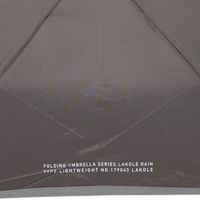 軽量 ベーシック折り畳み傘 チャコール LAKOLE/ラコレ