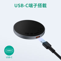 AUKEY ワイヤレス充電器 Qi2 MagSafe対応 15W グレー LC-MC10-GY 1個
