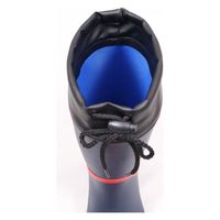 コーコス信岡 紳士カバー付きカラーブーツ L レッド×ネイビー HB-788 1足（直送品）