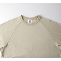 CROSS&STITCH オープンエンドリラックスフィットラグラン Tシャツ 七分袖 無地 ストーン OE1250-14-XL XL 1枚（直送品）