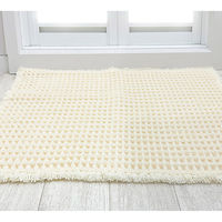 マルナカ ワッフル地バスマット 45x60cm 7018 1枚（直送品）