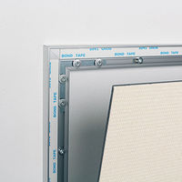 ベルク アルモード 掲示ボード 694 シルバー/ボードピンク 屋内用 W600×H450 694CーP 153333 1台（直送品）