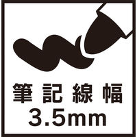 寺西化学工業 マジックインキ No670 丸太字 単色 黒 M670-T1 1セット(1本×10)