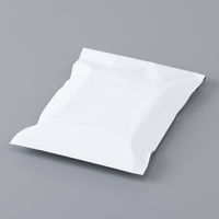 【宅配袋】アスクル 現場のチカラ ビニール宅配袋 白 中サイズ 封かんシール・開封ミシン目付 1セット（100枚入×5） オリジナル