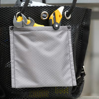 アイリスオーヤマ メッシュツールバッグ ブラック TLB-M5241 1個