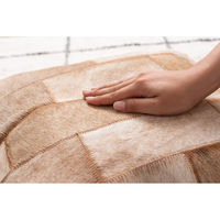 東谷 ROOM ESSENCE クッション 幅450×奥行450×高さ160mm ベージュ FAB-102BE 1個（直送品）