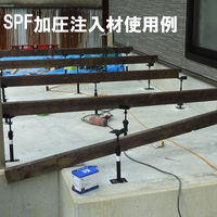 大日本木材防腐 SPFツーバイ材2×4×8F（38×89mm 長さ2336mm） 防腐加工 1セット(3本)（直送品）