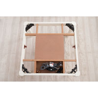 東谷 猫脚コタツ 正方形 KT-411WH 1台（直送品）