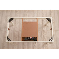 東谷 猫脚コタツ 長方形 KT-412WH 1台（直送品）