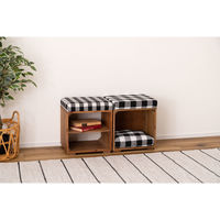 東谷 ROOM ESSENCE ラックスツール 幅340×奥行295×高さ390mm ブラウン LFS-170B 1台（直送品）