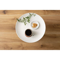 東谷 ROOM ESSENCE トレーテーブル M 幅400×奥行400×高さ370mm ホワイト LFS-191C 1台（直送品）