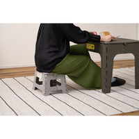 東谷 ROOM ESSENCE クラフタースツール M 幅320×奥行250×高さ220mm グレー LFS-411GY 1台（直送品）