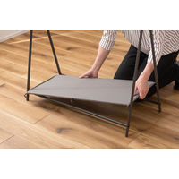 東谷 ROOM ESSENCE フォールディングハンガー ダークグレー MIP-69DGY 1台（直送品）