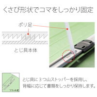 プラス 紙製ファイル フラットファイル ねんくみなまえ A4 タテ グリーン 79586 1袋(10冊入)