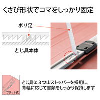 プラス 紙製ファイル キャリア・パスポート フラットファイル A4 児童用 ピンク 91388 1冊