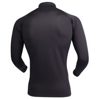 おたふく手袋 BTヒートブースト ヘビーウェイト ハーフジップハイネックシャツ ブラック 3L JW-187 1枚