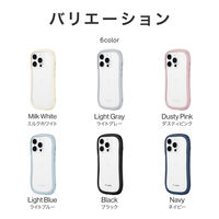 MSソリューションズ iPhone 16 Pro 耐傷・耐衝撃ハイブリッドケース ライトブルー LN-IP24VMFLBL 1個