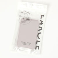 コーム付きコンパクトミラー グレー LAKOLE/ラコレ