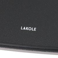 【LAKOLE/ラコレ】 マット角丸トレー（27×21cm） チャコール 1セット（1枚×5）