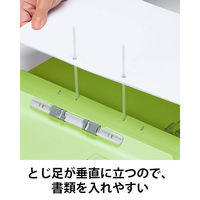 コクヨ アスクル 共同企画 背幅伸縮ファイル 紙製A4タテ グリーン 1冊 オリジナル（わけあり品）