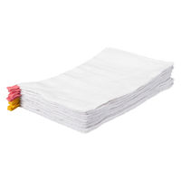 リサイクルコットンを使用したぞうきん ループ付き 1セット（1パック（10枚入）×3） プラテック アスクル限定 200mm×300mm オリジナル