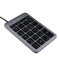 ナカバヤシ Type-C有線テンキー 22ショートカット グレーブラック TNK-SU235GYBK 1個