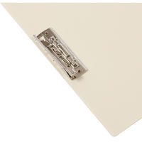 ナカバヤシ ダブルストッパーファイル 二つ折り ダブルとじ具 A4/A3兼用 ホワイト CH-9030W 1冊