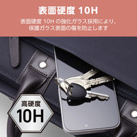 iPhone16 ガラスフィルム 高透明 全面保護 ピンクゴールド PM-A24AFLGFPNM エレコム 1個（直送品）