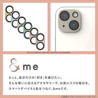 iPhone16/16 Plus カメラフィルム ガラス 全面グリッター グレージュ PM-A24AFLLP6GB エレコム 1個（直送品）