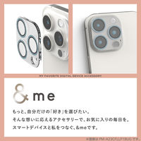iPhone16Pro/ProMax カメラフィルム ガラス グリッター ブルー PM-A24CFLLP5BUG エレコム 1個（直送品）