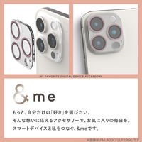 iPhone16Pro/ProMax カメラフィルム ガラス グリッター ゴールド PM-A24CFLLP5PGG エレコム 1個