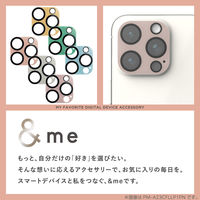 iPhone16Pro/ProMax カメラフィルム ガラス 全面グリッター ピンク PM-A24CFLLP6PN エレコム 1個（直送品）