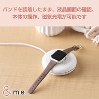 アップルウォッチバンド (41 40 38mm) レザー ベルト スリム ココアブラウン AW-41BDLJBR エレコム 1個（直送品）