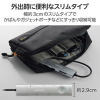 ドッキングステーション タイプC ハブ HDMI SD 画面オンオフスイッチ USBハブ DST-S080BPSV エレコム 1個（直送品）