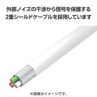 タイプCケーブル ( USB-A to USB-C ) 2m ホワイト MPA-ACEC5G20WH エレコム 1個