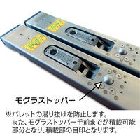 パーマンコーポレーション パレットローダー フラット両端起こし ステンレス 1ton 日本製 5119800000 1個（直送品）