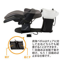 【開梱搬入費込※施工不可】電動マルチシャンプーユニットELGA（エルガ）JWWA認証サーモ水栓付き　肉厚ネープ　フィフティ・ヴィジョナリー（直送品）