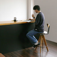 ICHIBA ラシック バースツール RAS-3762BR 1脚（直送品）