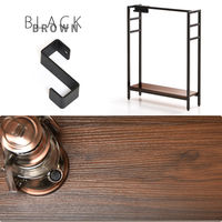 【軒先渡し】B.Bファニシング KAKERU フック付マルチ収納 幅700×奥行200×高さ900mm ONES0253MOBRN 1台（直送品）