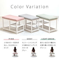 【軒先渡し】B.Bファニシング ブークレ ベンチシューズラック ライトグリーン ONES0252FALGR 1台（直送品）