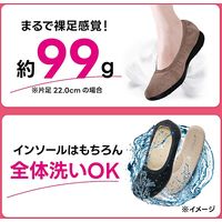 G-STARS ラックラック 空飛ぶ洗えるパンプス 超軽量 撥水 丸洗いOK ネイビー 22cm GS-0343 1足（直送品）